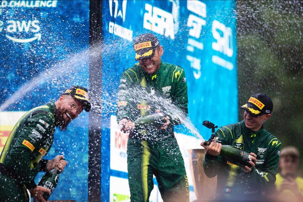 Nicki Thiim og Marco Sørensen sejrer med Aston Martin på Spa
(Foto: Aston Martin Racing)